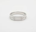 Anillo sello de plata 925.